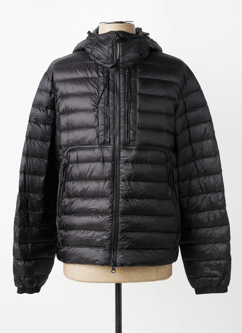 Doudoune manches longues a capuche noir C.P. COMPANY homme