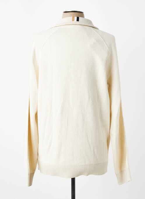 Gilet manches longues manches longues beige HUGO BOSS homme