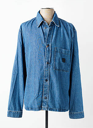 Chemise manches longues coupe cintrée bleu HUGO BOSS homme