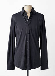 Chemise manches longues coupe cintrée noir HUGO BOSS homme