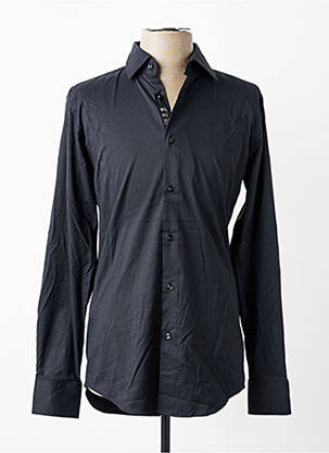Chemise manches longues coupe cintrée noir HUGO BOSS homme