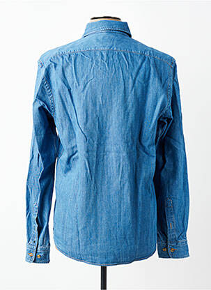 Chemise manches longues coupe cintrée bleu HUGO BOSS homme