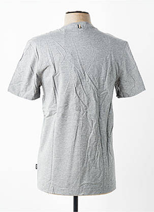 T-shirt coupe cintrée manches courtes gris HUGO BOSS homme