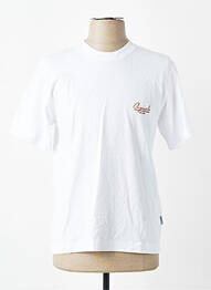 T-shirt coupe cintrée manches courtes blanc JACK & JONES homme