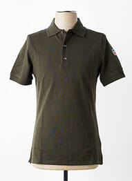 Polo stretch manches courtes vert FUSALP homme