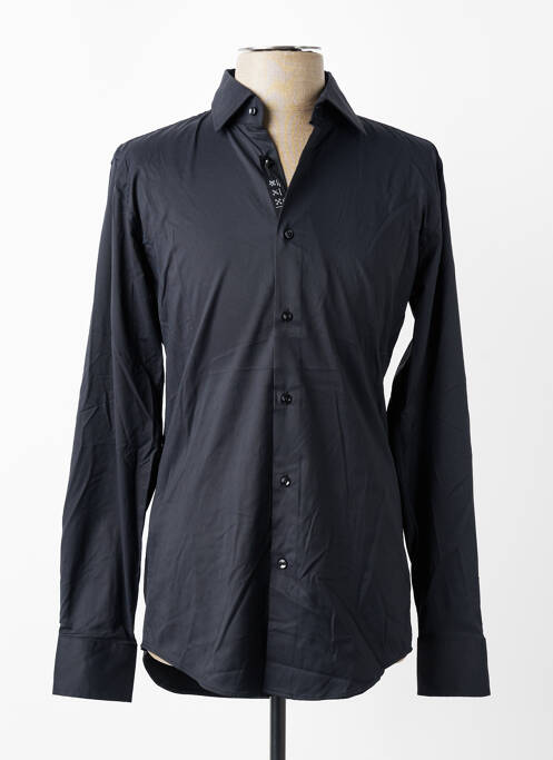 Chemise manches longues coupe cintrée noir HUGO BOSS homme