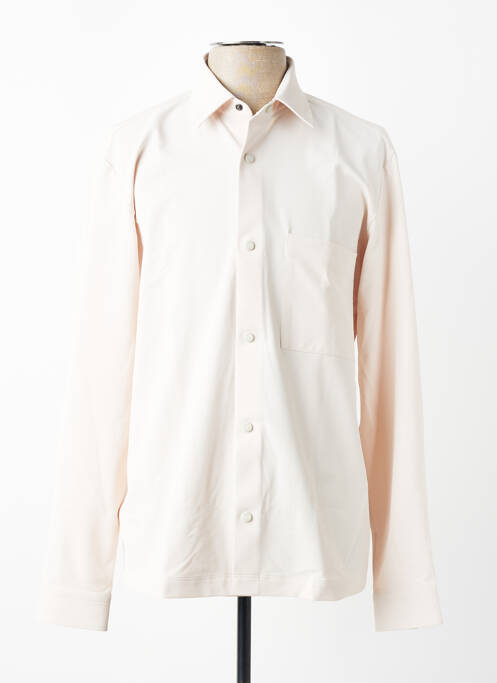 Chemise manches longues coupe cintrée beige HUGO BOSS homme