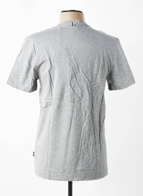 T-shirt coupe cintrée manches courtes gris HUGO BOSS homme