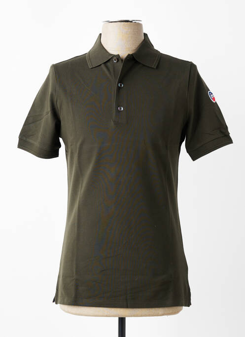 Polo stretch manches courtes vert FUSALP homme