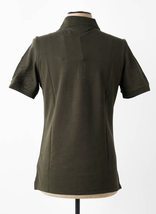 Polo stretch manches courtes vert FUSALP homme