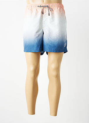 Short de bain imprimé fantaisie bleu JACK & JONES homme