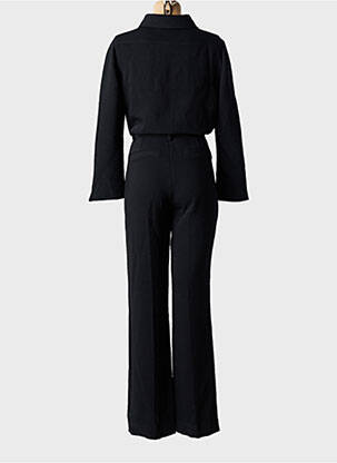 Combi-pantalon col chemisier manches longues noir BA&SH femme
