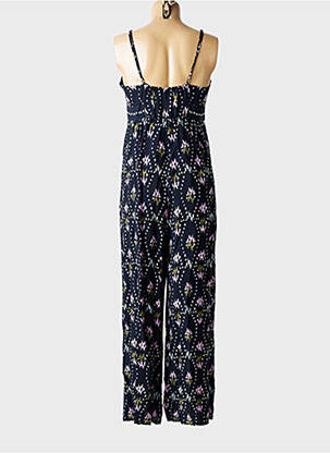 Combi-pantalon fermeture boutonnée sur le devant fines bretelles bleu BA&SH femme