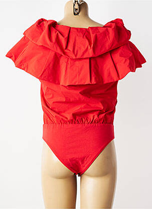 Body coupe cintrée manches courtes rouge ESSENTIEL ANTWERP femme