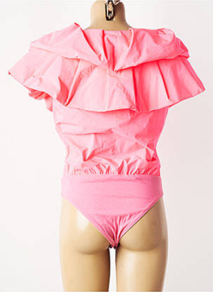 Body coupe cintrée manches courtes rose ESSENTIEL ANTWERP femme