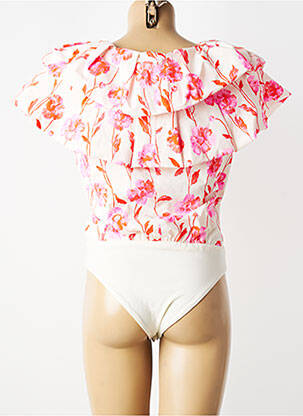 Body coupe cintrée manches courtes rose ESSENTIEL ANTWERP femme