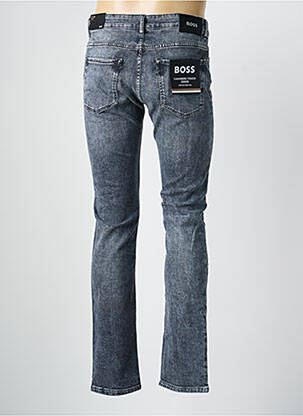 Jeans coupe slim stretch taille normale gris HUGO BOSS homme