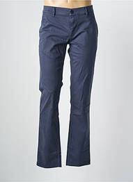 Pantalon chino tissage popeline taille normale bleu HUGO BOSS homme