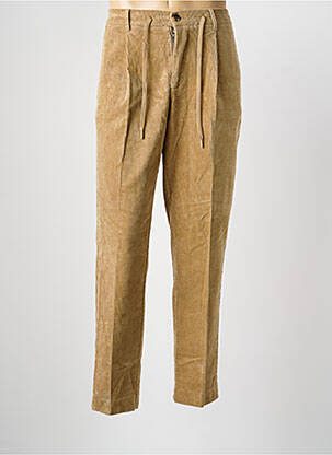 Pantalon chino stretch taille normale beige SELECTED homme