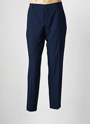Pantalon slim taille à pinces taille normale bleu SELECTED homme