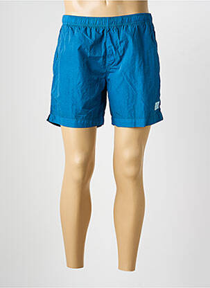 Short de bain effet matière satinée bleu CP COMPANY homme