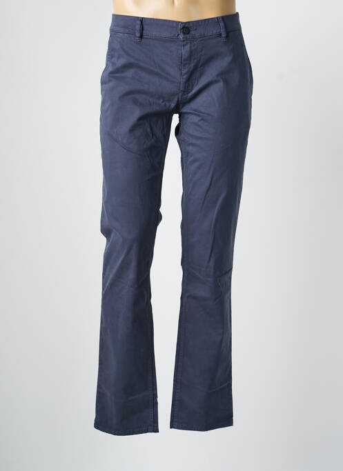 Pantalon chino tissage popeline taille normale bleu HUGO BOSS homme