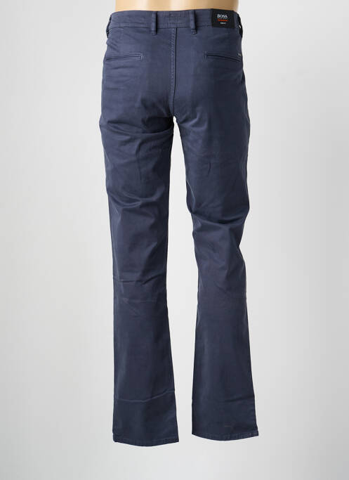 Pantalon chino tissage popeline taille normale bleu HUGO BOSS homme