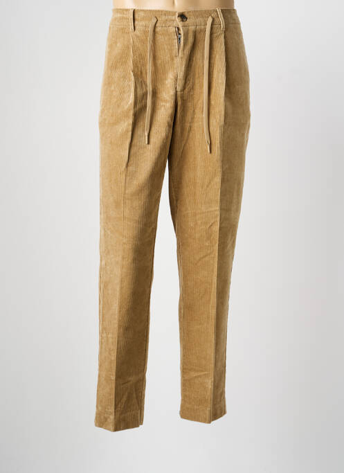 Pantalon chino stretch taille normale beige SELECTED homme