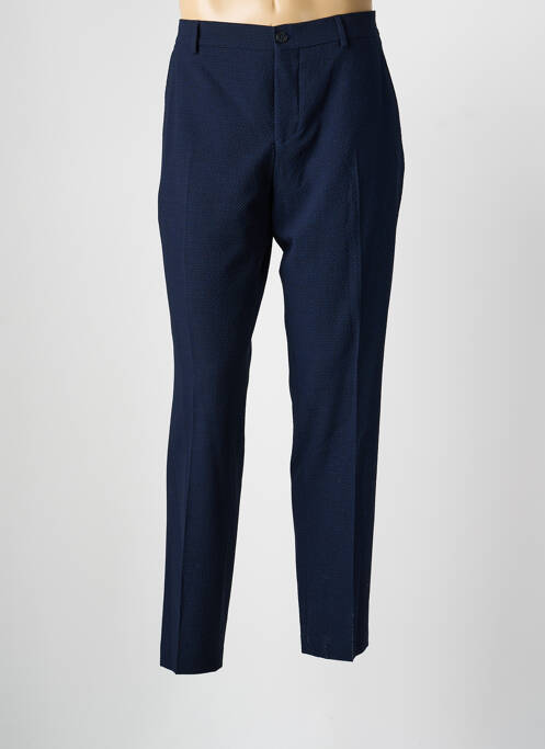 Pantalon slim taille à pinces taille normale bleu SELECTED homme
