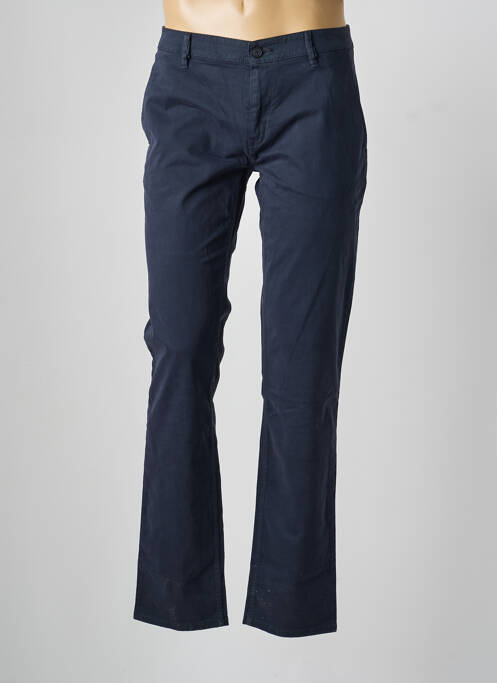 Pantalon chino stretch taille normale bleu HUGO BOSS homme