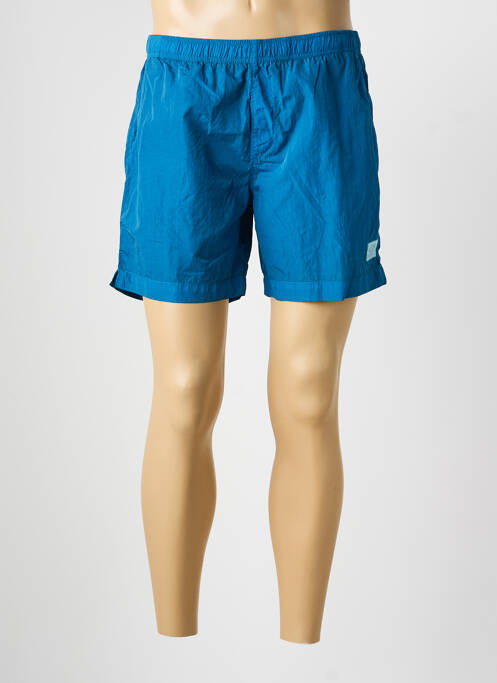 Short de bain effet matière satinée bleu CP COMPANY homme