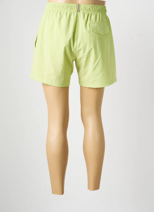 Short de bain fermeture liens à nouer vert HUGO BOSS homme