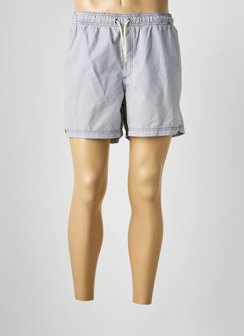 Short de bain fermeture liens à nouer bleu JACK & JONES homme