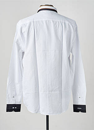 Chemise manches longues coupe cintrée blanc CAP 10 TEN homme