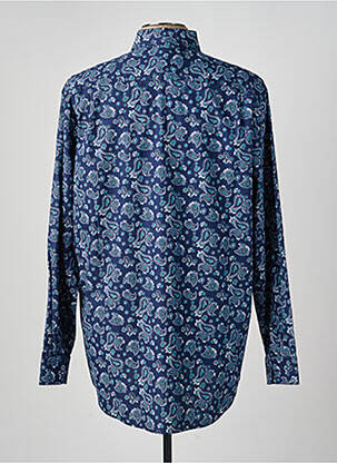 Chemise manches longues coupe cintrée bleu SEIDENSTICKER homme