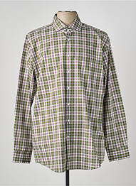 Chemise manches longues poches vert SEIDENSTICKER homme