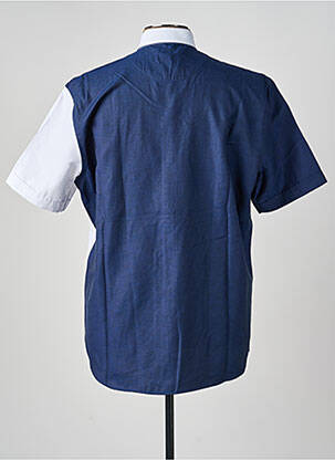 Chemise manches courtes coupe cintrée bleu CAP 10 TEN homme