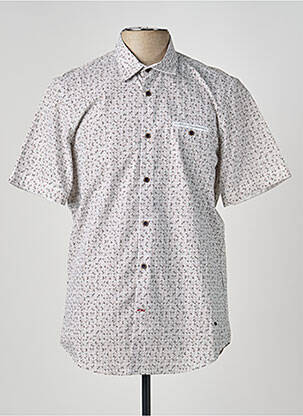 Chemise manches courtes poches gris DELAHAYE homme