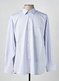 Chemise manches longues poches bleu JEAN CHATEL homme