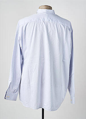 Chemise manches longues coupe cintrée bleu JEAN CHATEL homme