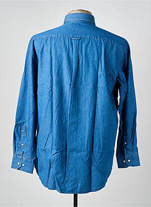 Chemise manches longues coupe cintrée bleu BANDE ORIGINALE homme