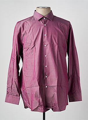 Chemise manches longues coupe cintrée violet SEIDENSTICKER homme