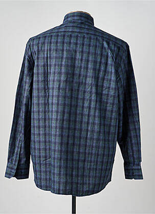 Chemise manches longues poches bleu LOUIS VICTOR homme