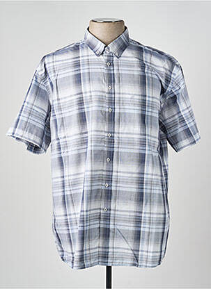 Chemise manches courtes poches gris CHATEL homme