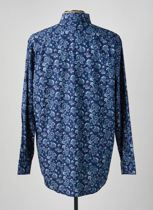 Chemise manches longues coupe cintrée bleu SEIDENSTICKER homme