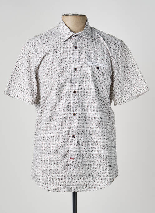 Chemise manches courtes poches gris DELAHAYE homme