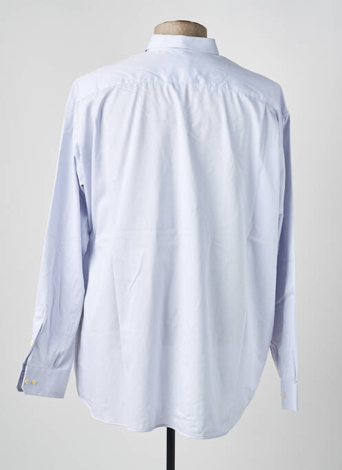 Chemise manches longues coupe cintrée bleu JEAN CHATEL homme