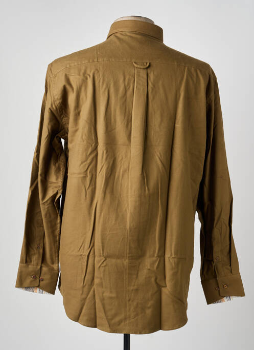 Chemise manches longues coupe droite vert BANDE ORIGINALE homme