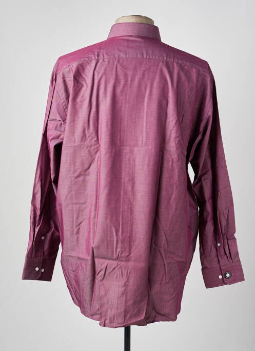 Chemise manches longues coupe cintrée violet SEIDENSTICKER homme
