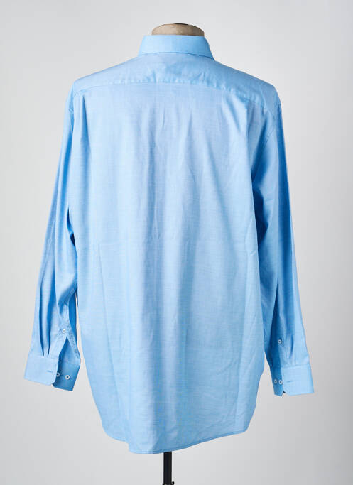 Chemise manches longues coupe cintrée bleu SEIDENSTICKER homme